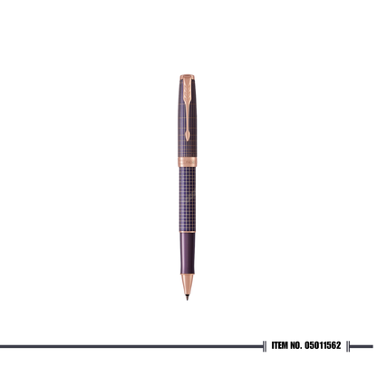 Parker Sonnet 18 Purple Chiselled PGT 18k Rollerball