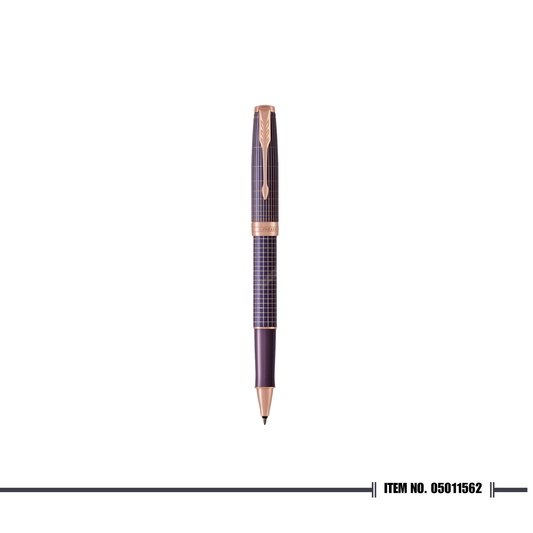 Parker Sonnet 18 Purple Chiselled PGT 18k Rollerball