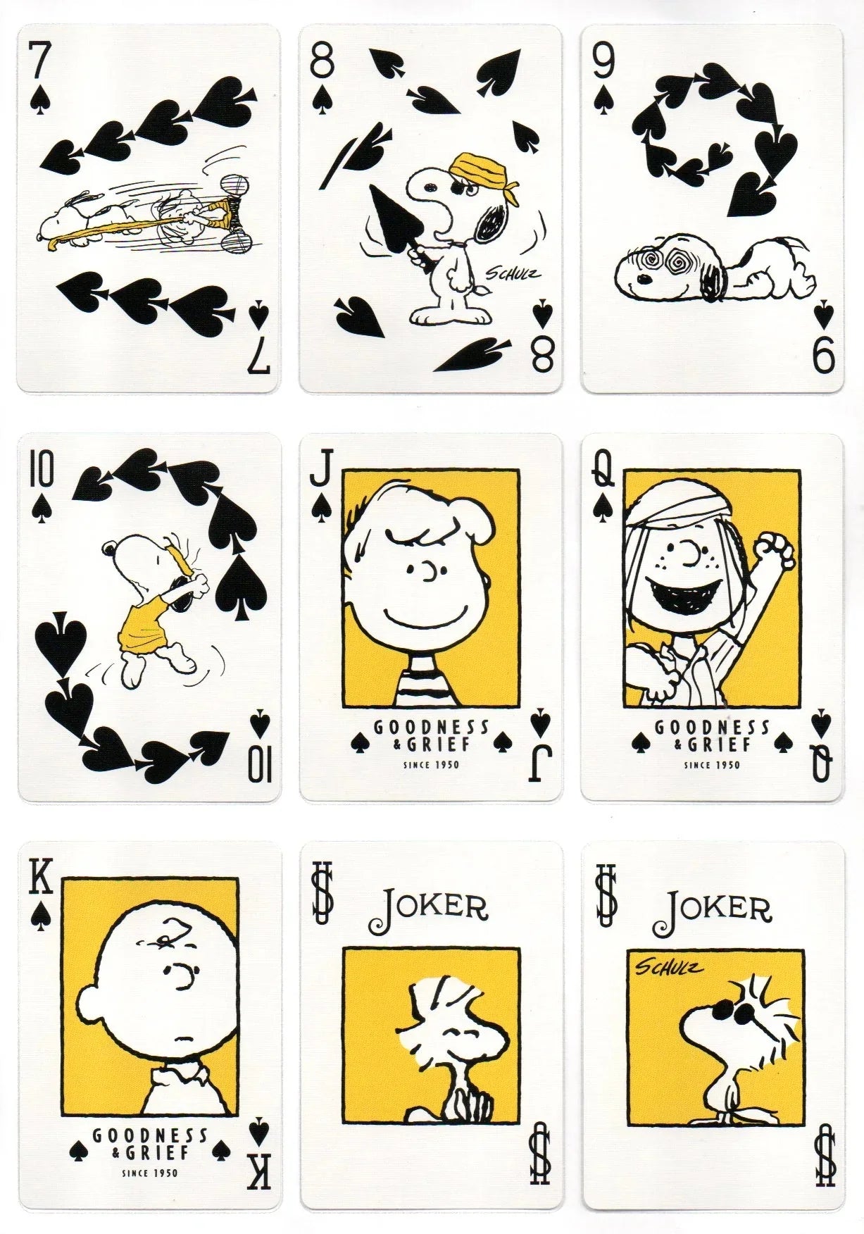 Bicycle® Peanuts 75th Anniversary Playing Card