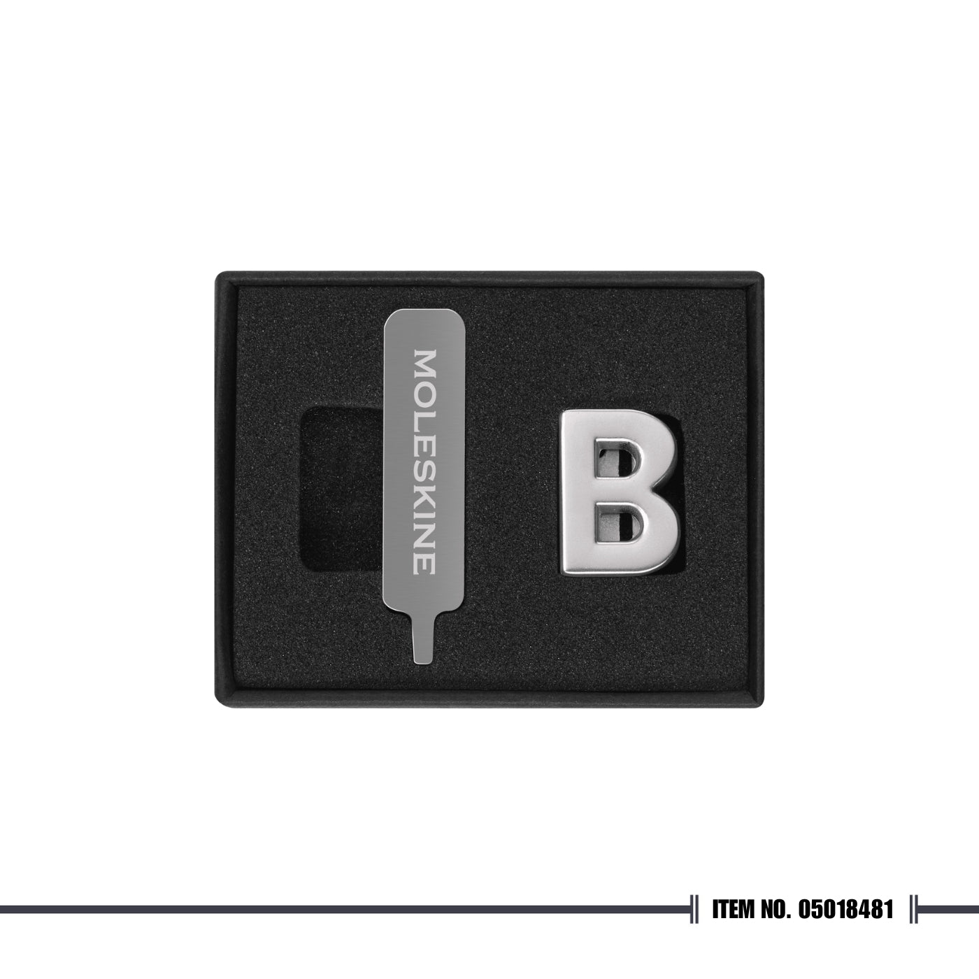 Moleskine Letter Pins - Silver