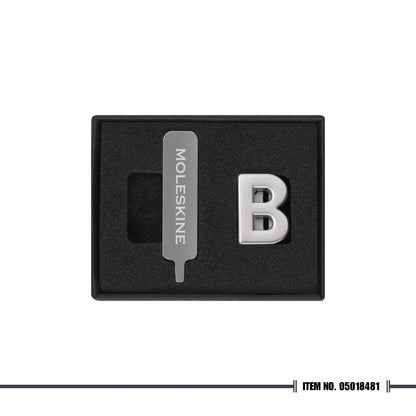 Moleskine Letter Pins - Silver