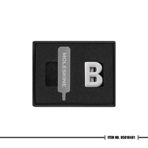 Moleskine® Letter Pins - Silver