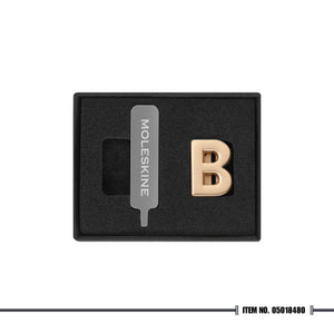 Moleskine® Letter Pins - Gold