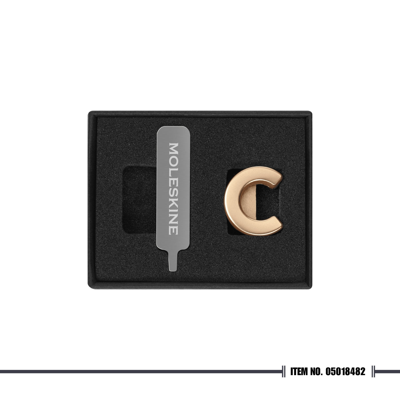 Moleskine Letter Pins - Gold