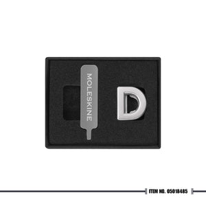 Moleskine® Letter Pins - Silver