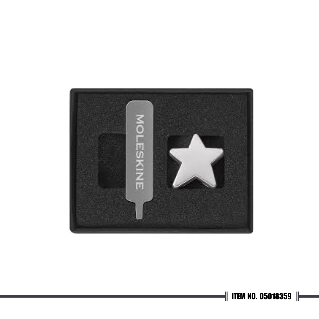 Moleskine Star Pin - Silver