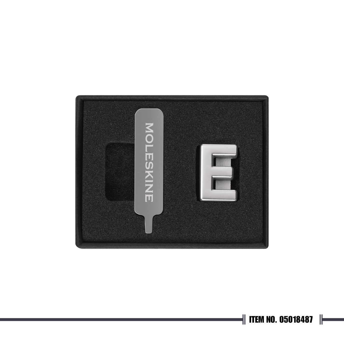 Moleskine Letter Pins - Silver