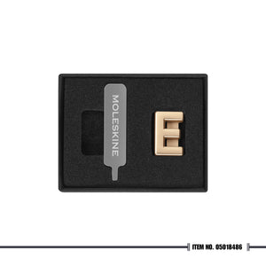 Moleskine® Letter Pins - Gold