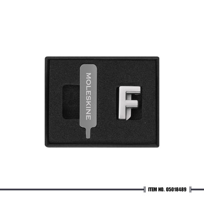 Moleskine Letter Pins - Silver