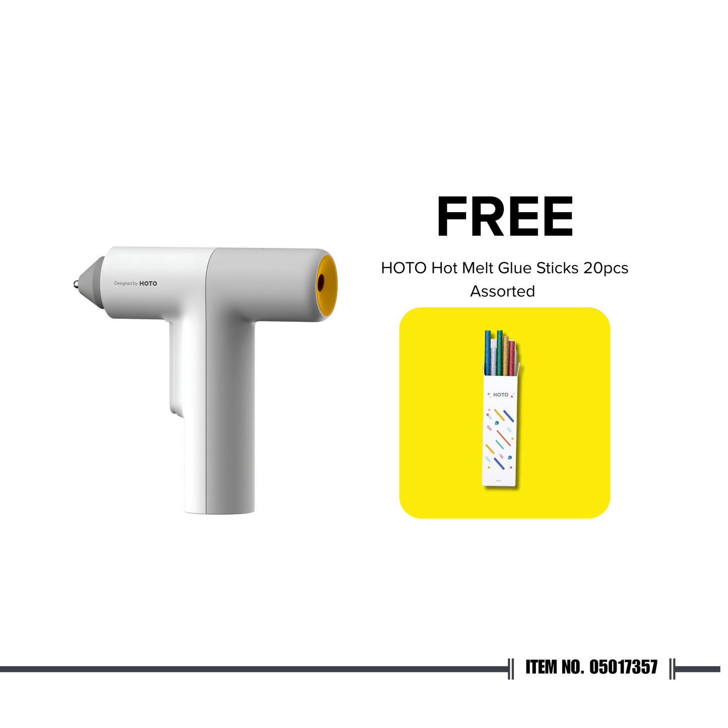 HOTO EasyFlow Hot Glue Gun with FREE HOTO Melt Glue Sticks ⭐
