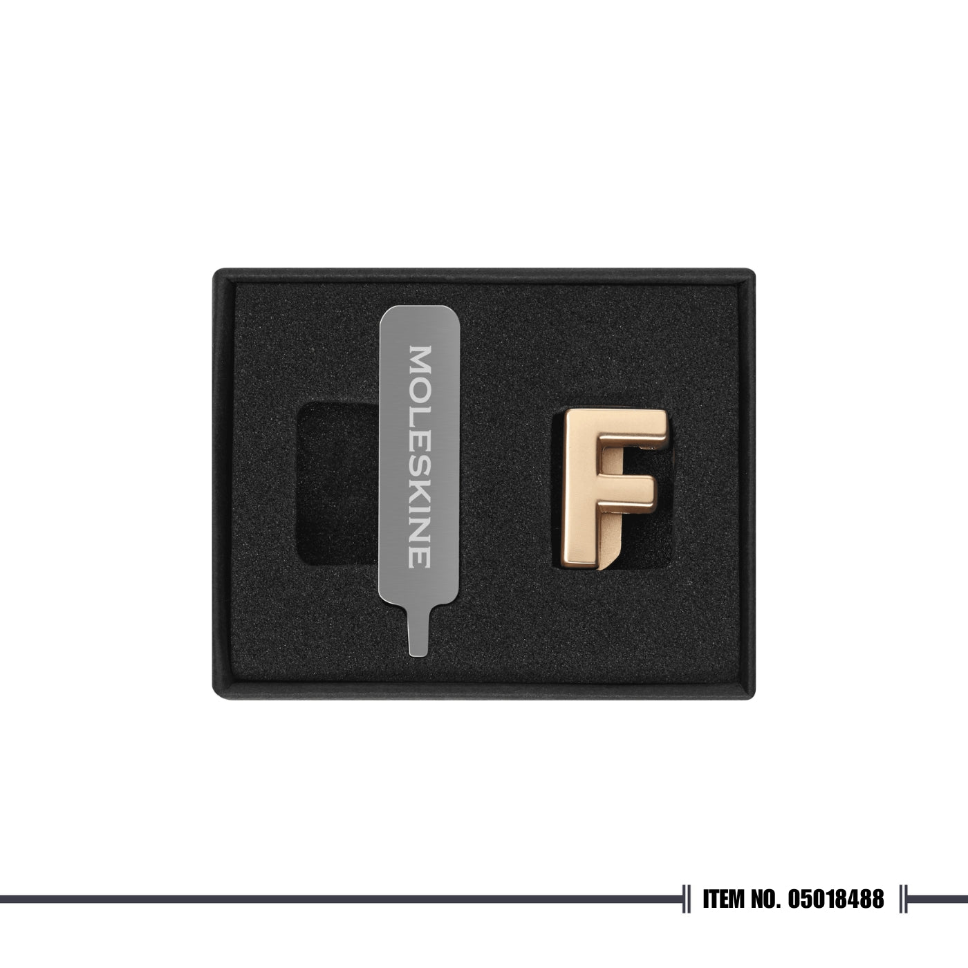 Moleskine Letter Pins - Gold