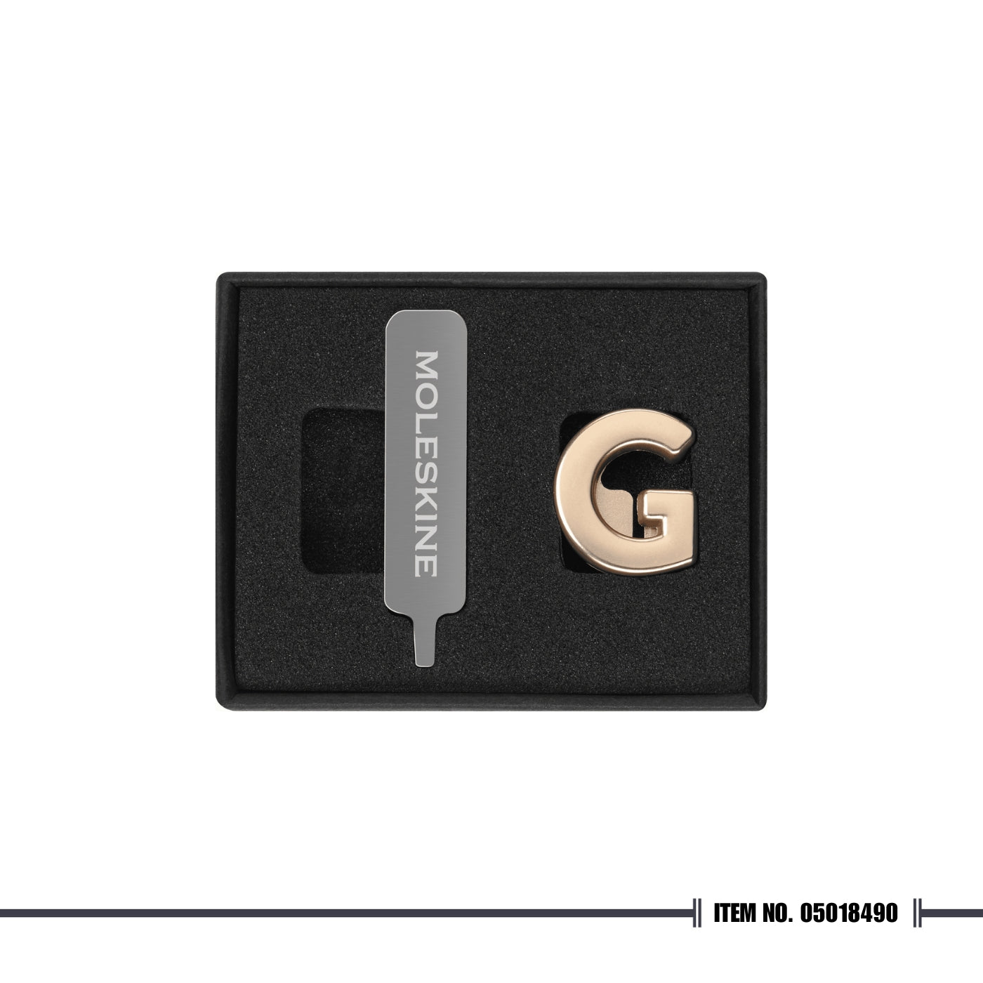 Moleskine Letter Pins - Gold