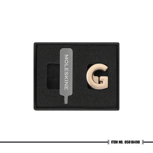 Moleskine® Letter Pins - Gold