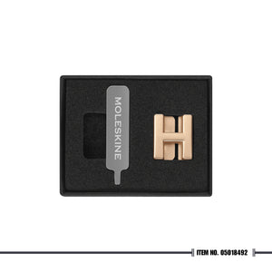 Moleskine® Letter Pins - Gold