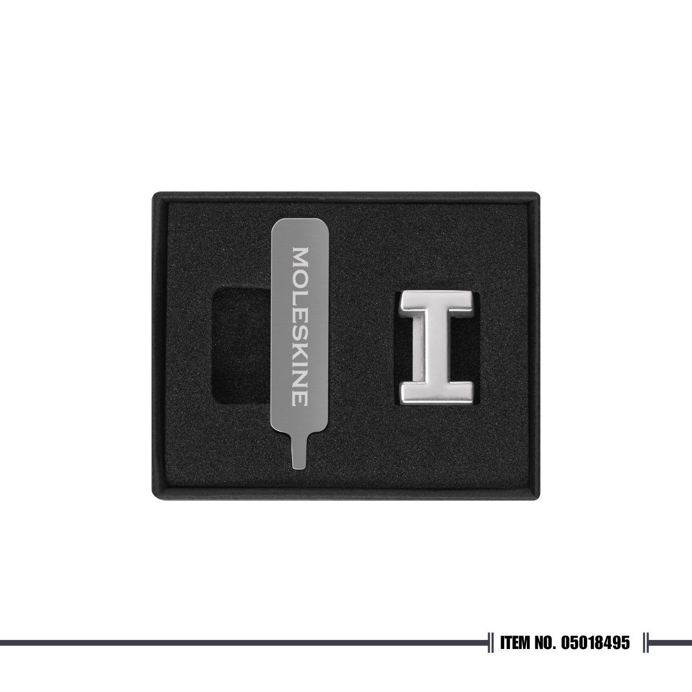 Moleskine® Letter Pins - Silver