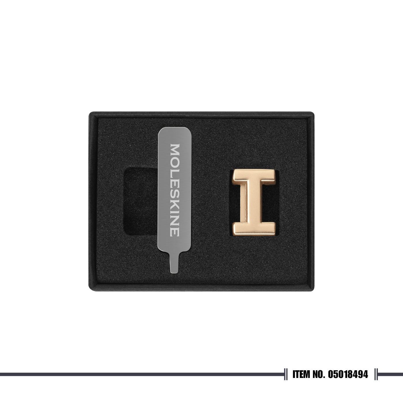 Moleskine® Letter Pins - Gold