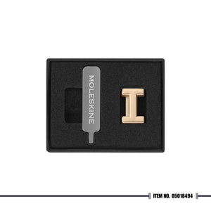 Moleskine® Letter Pins - Gold