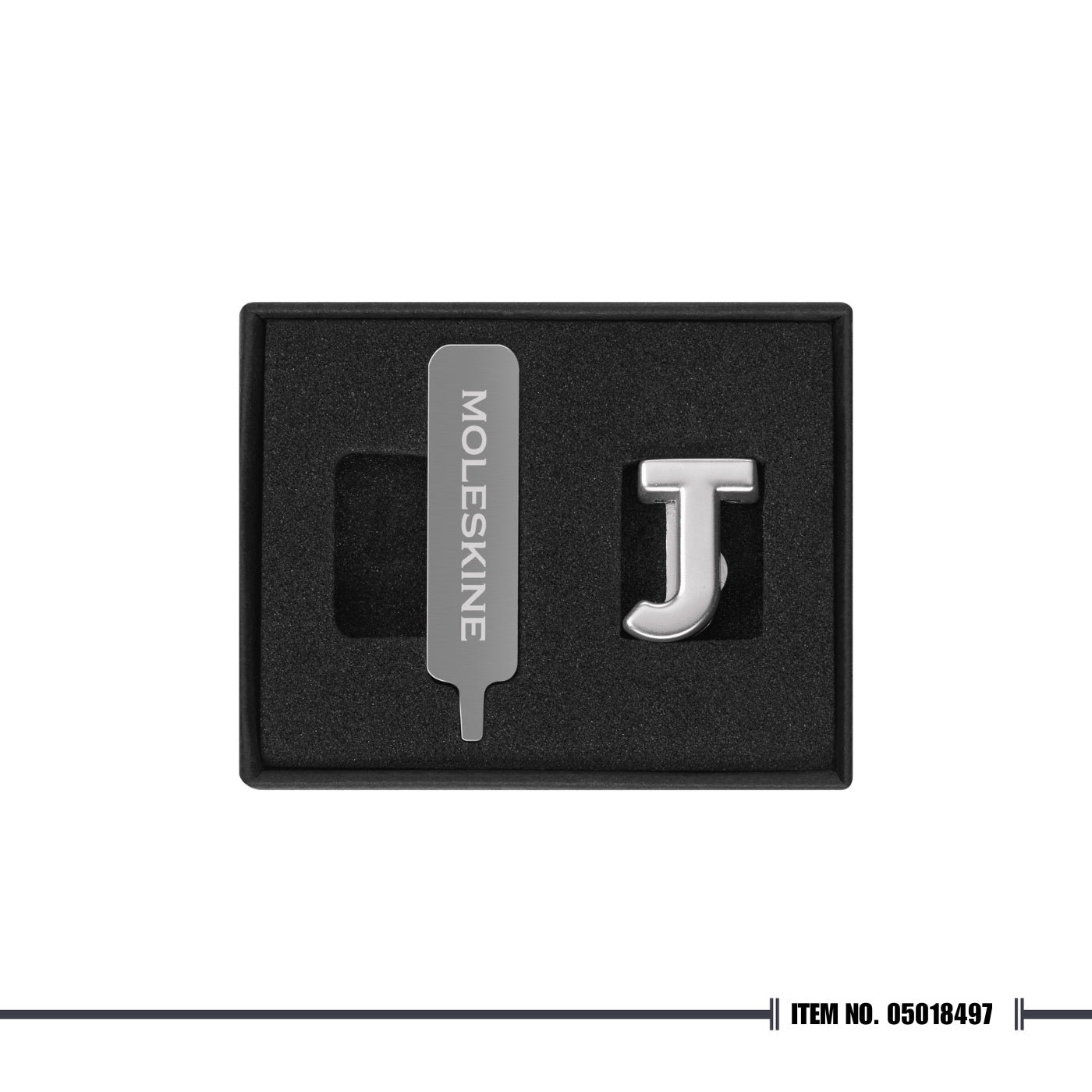Moleskine Letter Pins - Silver