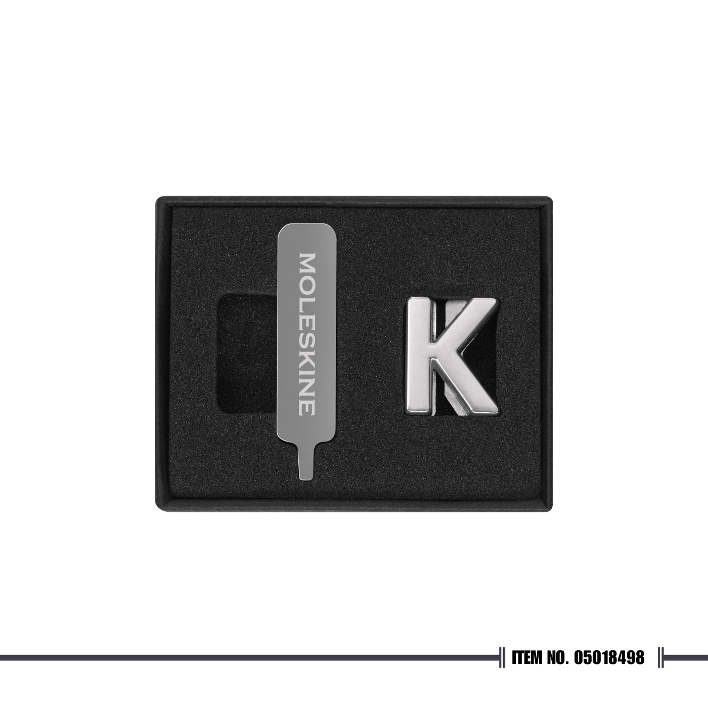 Moleskine® Letter Pins - Silver