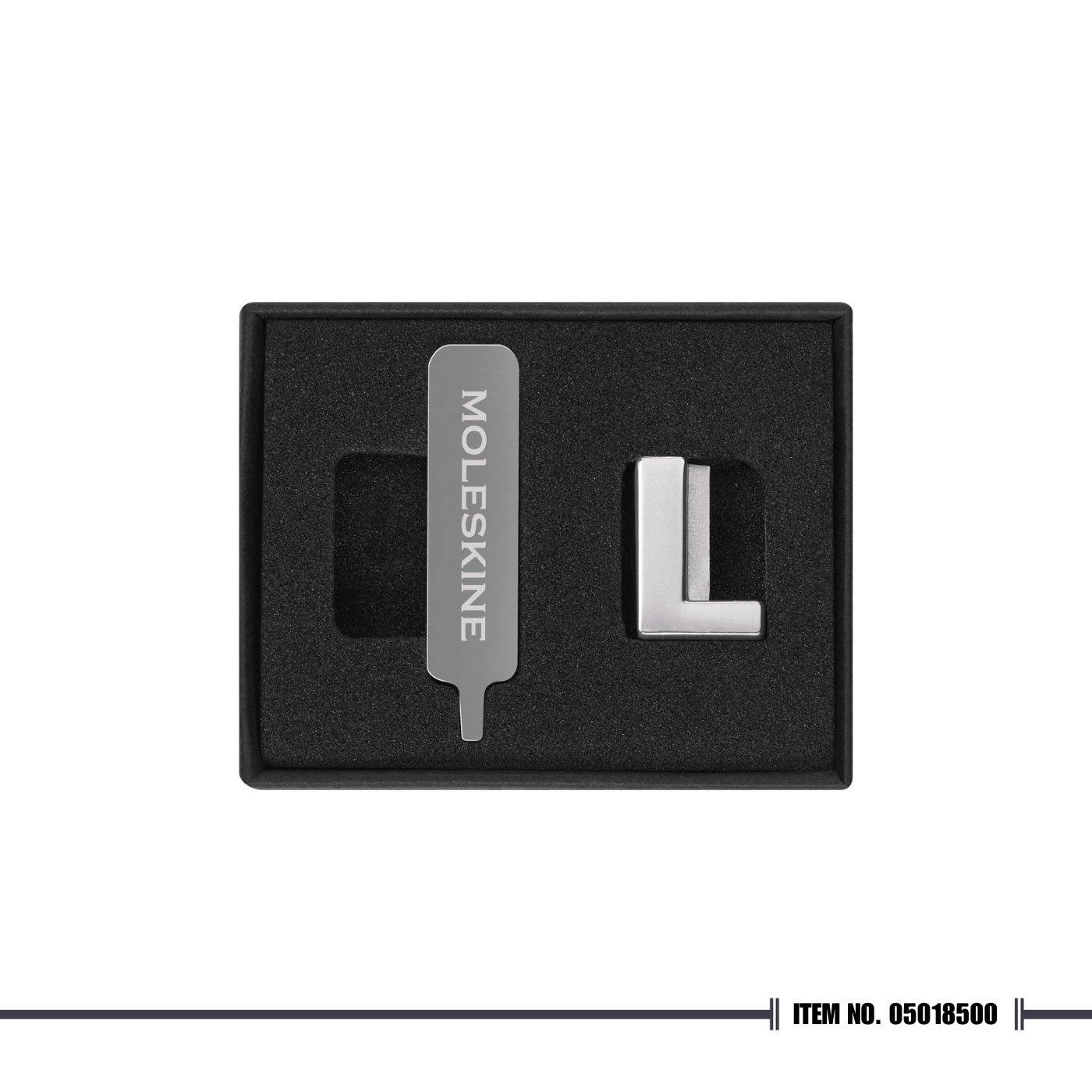 Moleskine Letter Pins - Silver