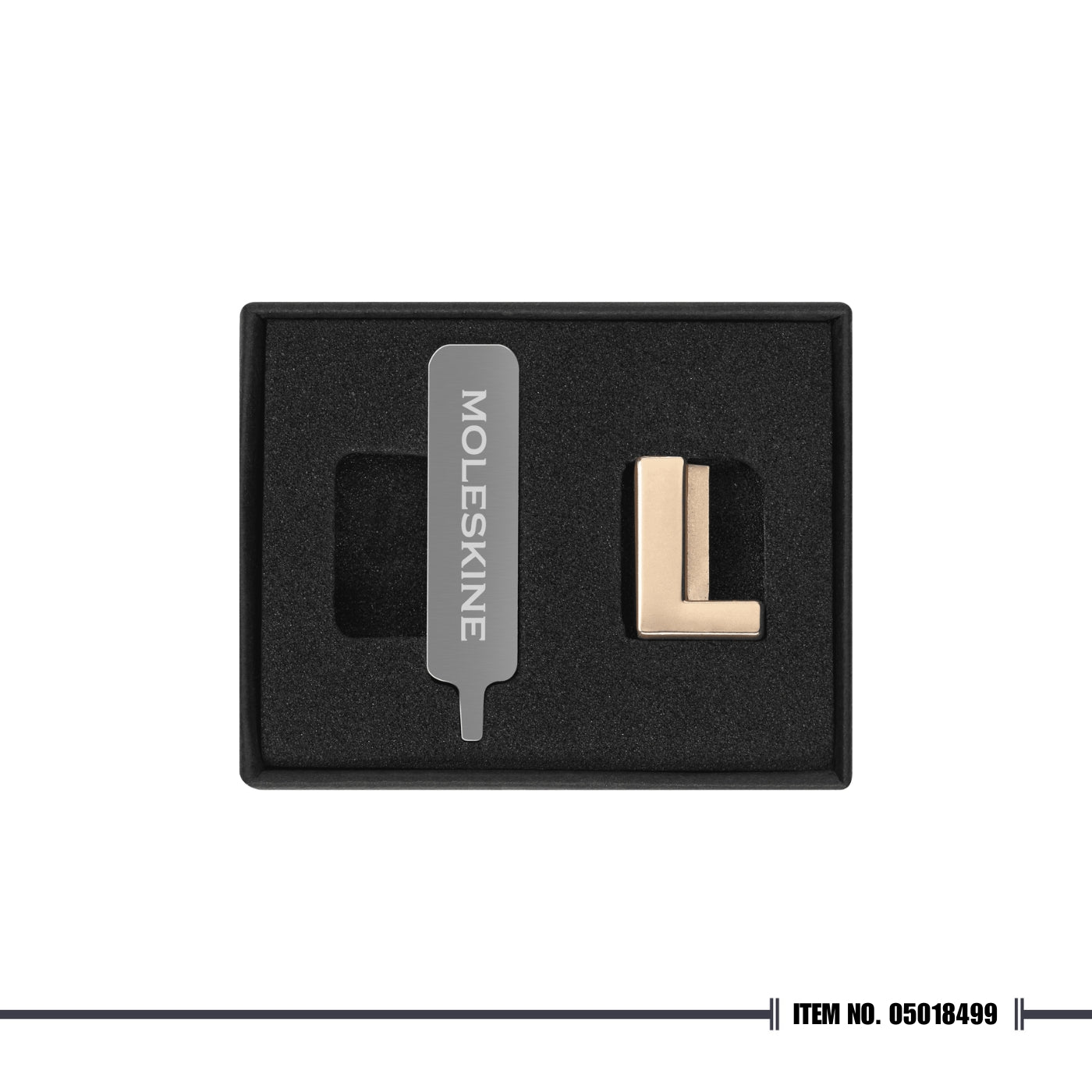 Moleskine Letter Pins - Gold