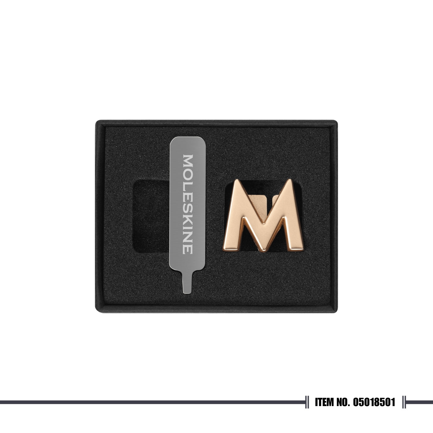 Moleskine® Letter Pins - Gold