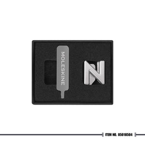 Moleskine® Letter Pins - Silver