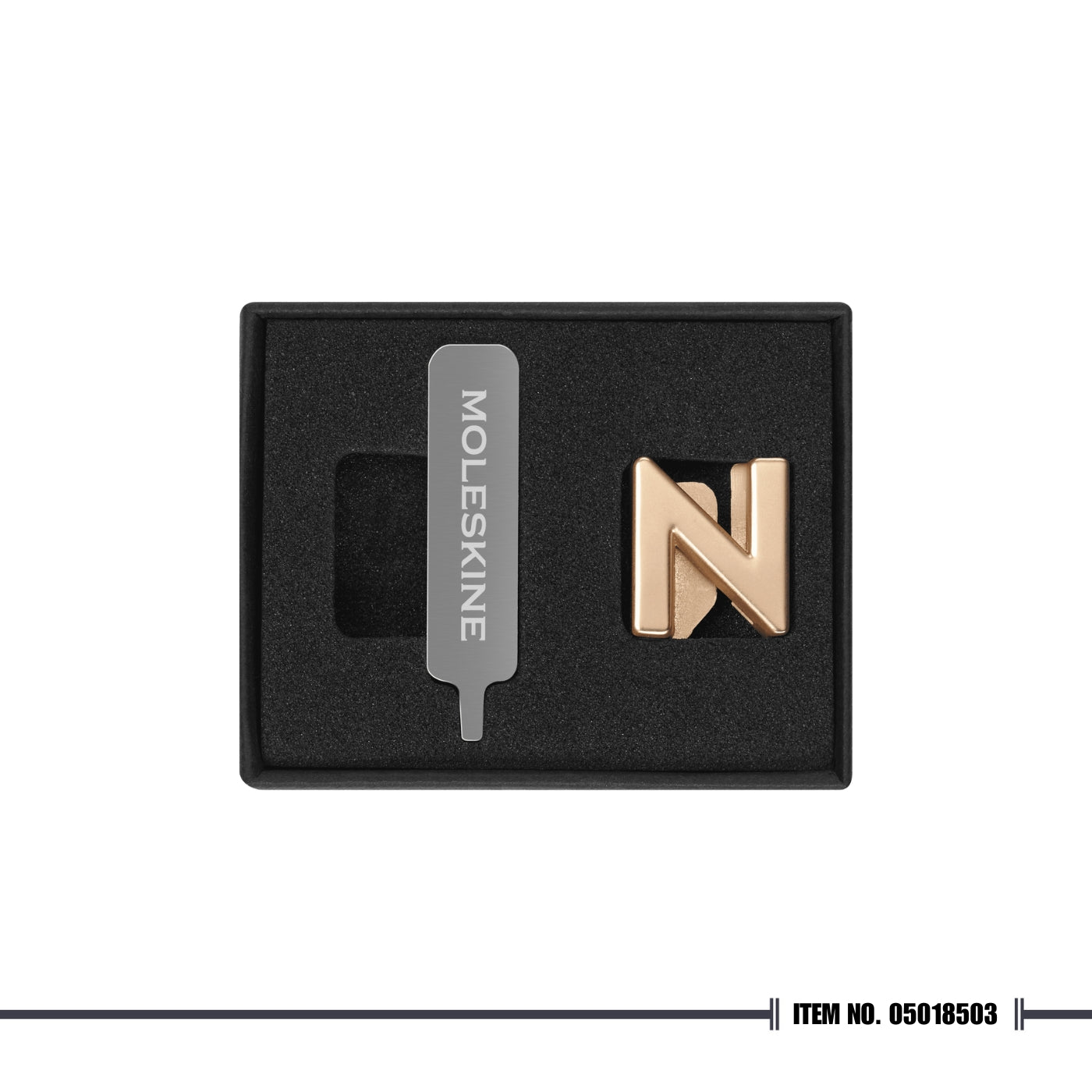 Moleskine® Letter Pins - Gold