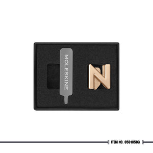 Moleskine® Letter Pins - Gold