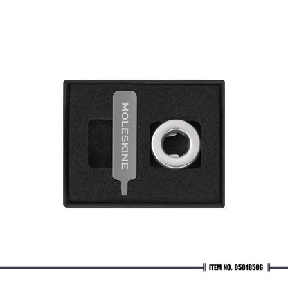 Moleskine Letter Pins - Silver