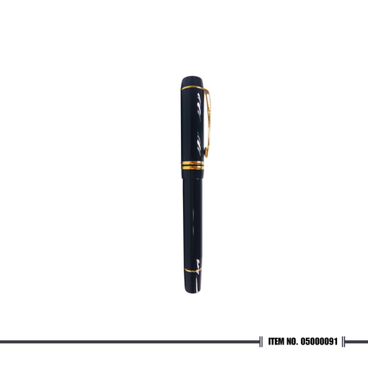 Parker Duofold International Black Pt Fountain Pen Medium