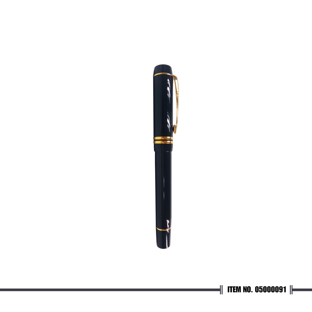 Parker Duofold International Black Pt Fountain Pen Medium