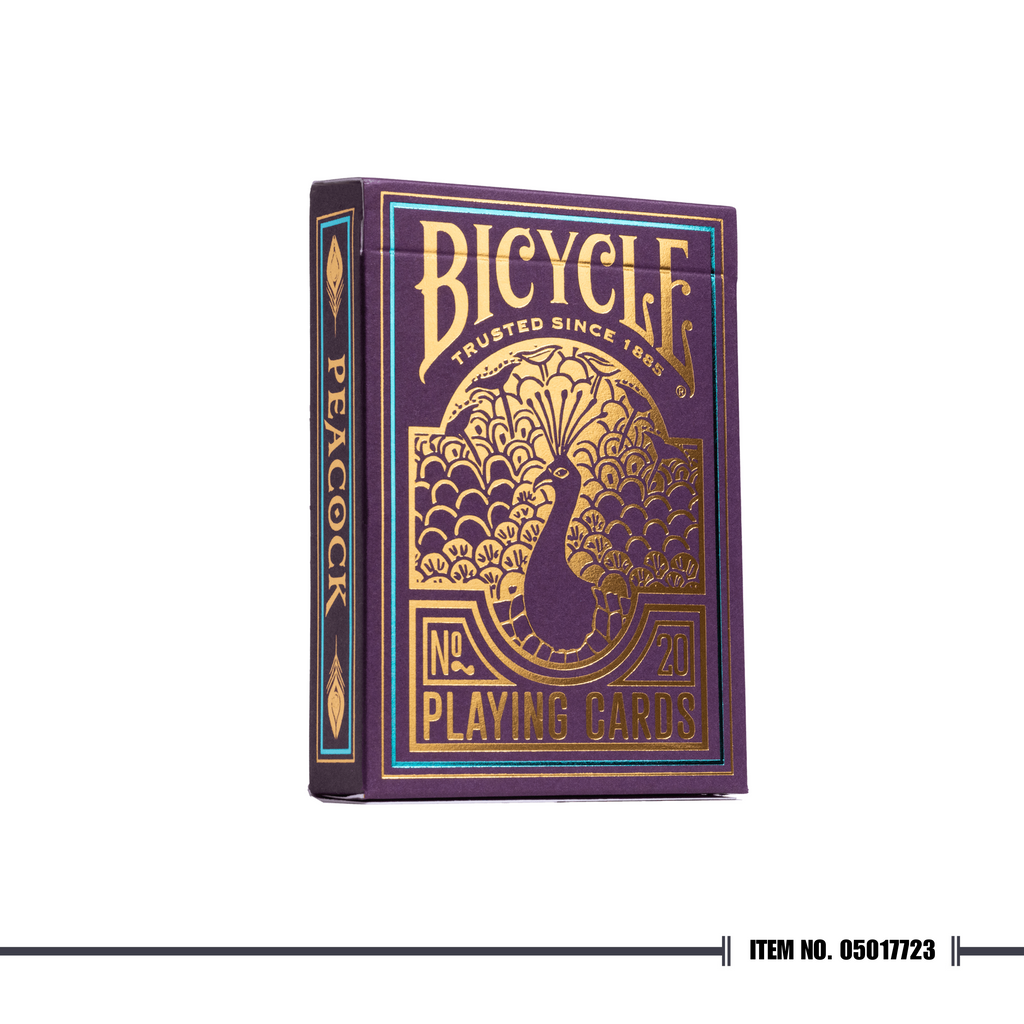 Bicycle® Purple Peacock Playing Cards