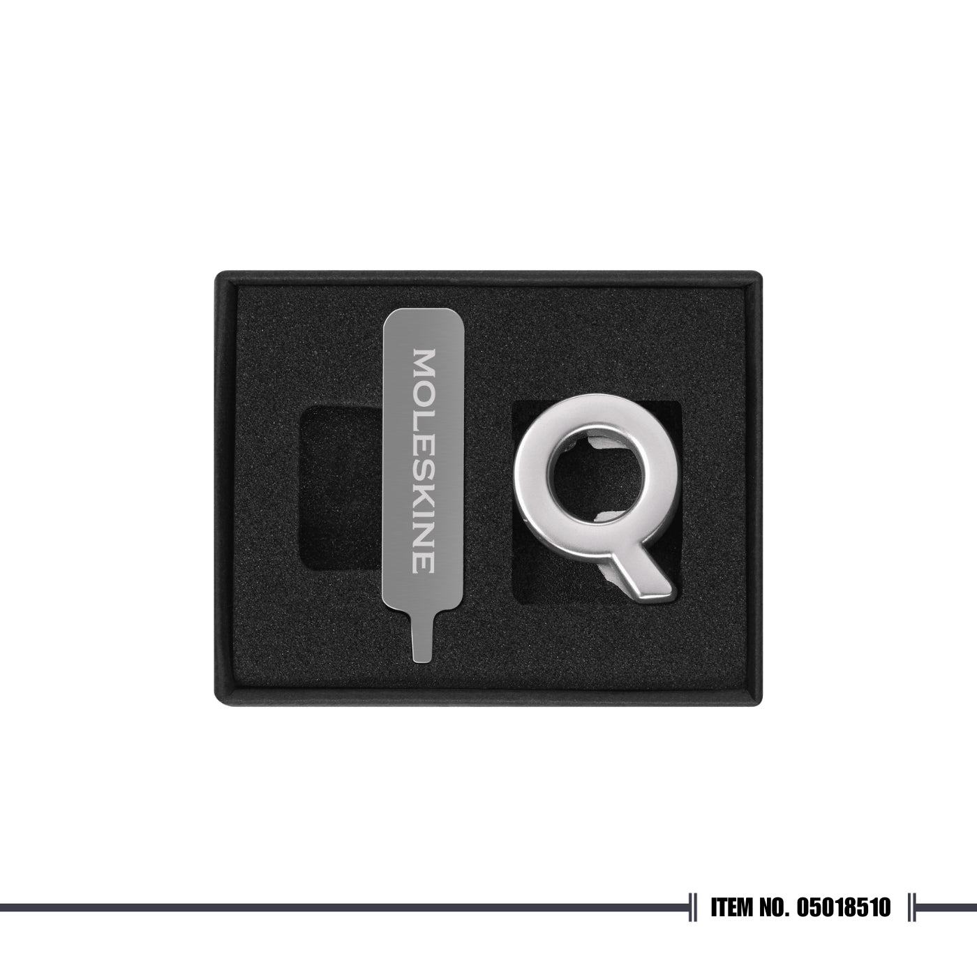 Moleskine Letter Pins - Silver