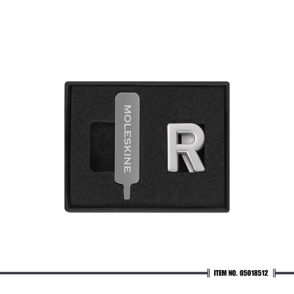 Moleskine Letter Pins - Silver