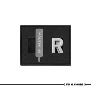 Moleskine® Letter Pins - Silver