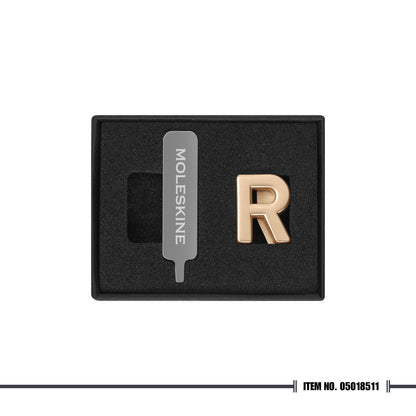 Moleskine Letter Pins - Gold