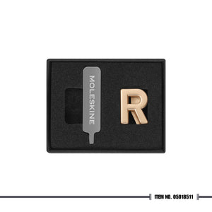 Moleskine® Letter Pins - Gold