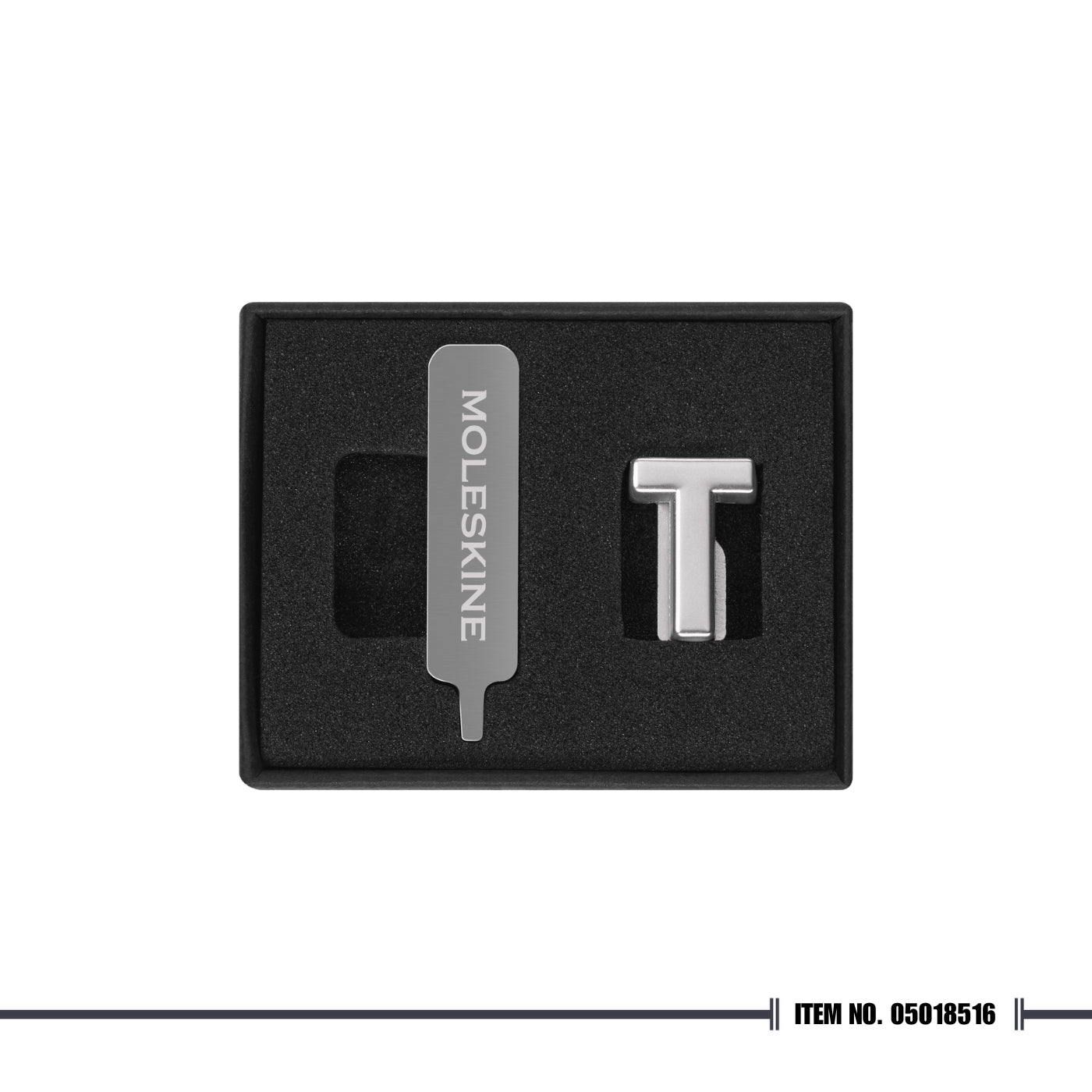 Moleskine® Letter Pins - Silver