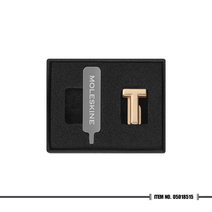 Moleskine Letter Pins - Gold