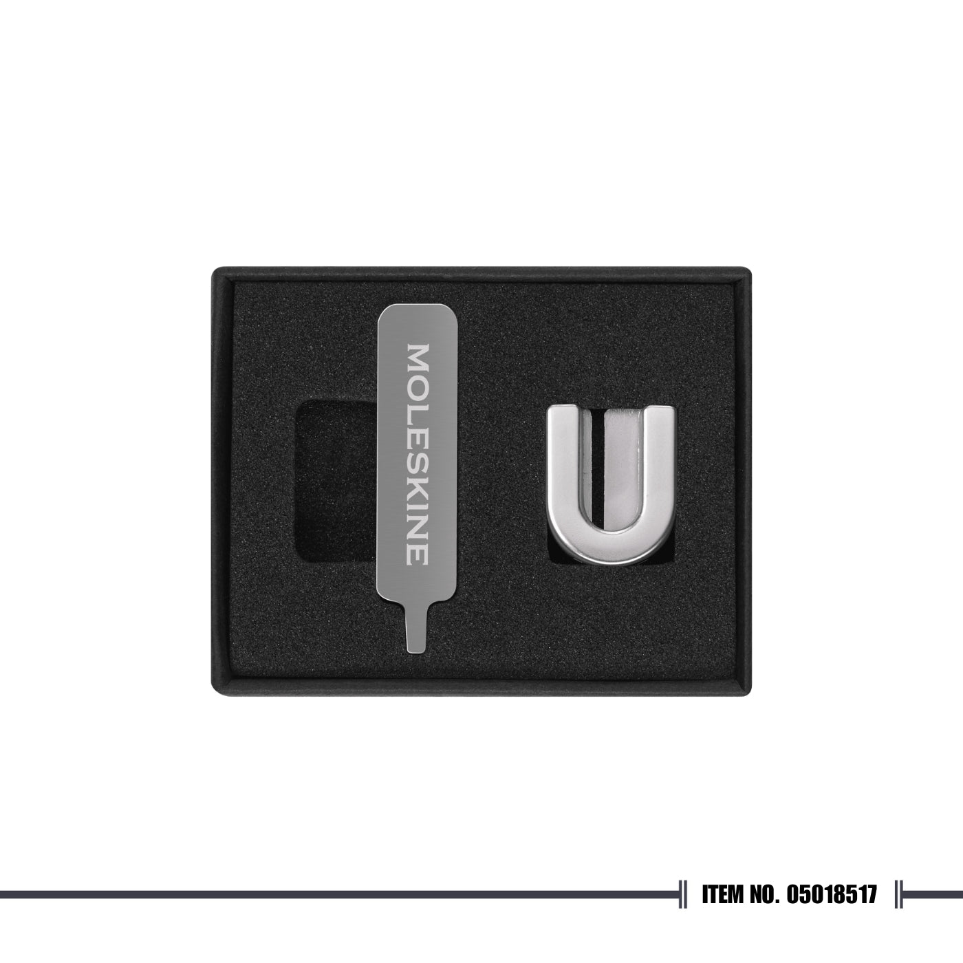 Moleskine Letter Pins - Silver
