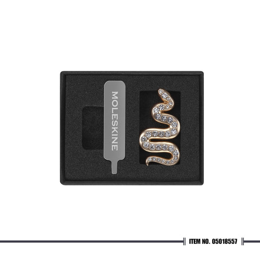 Moleskine Year of the Snake Crystal Pin