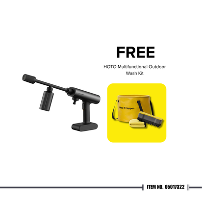 HOTO 20V Pressure Washer Pro with FREE Multifunctional Outdoor Wash Kit ⭐