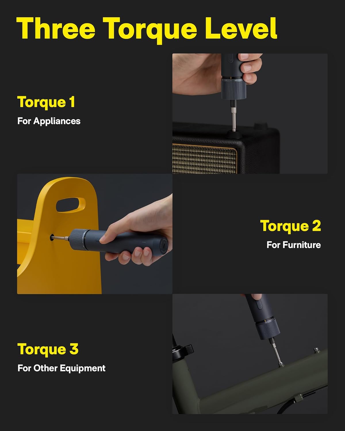 HOTO 3.6V Cordless Screwdriver