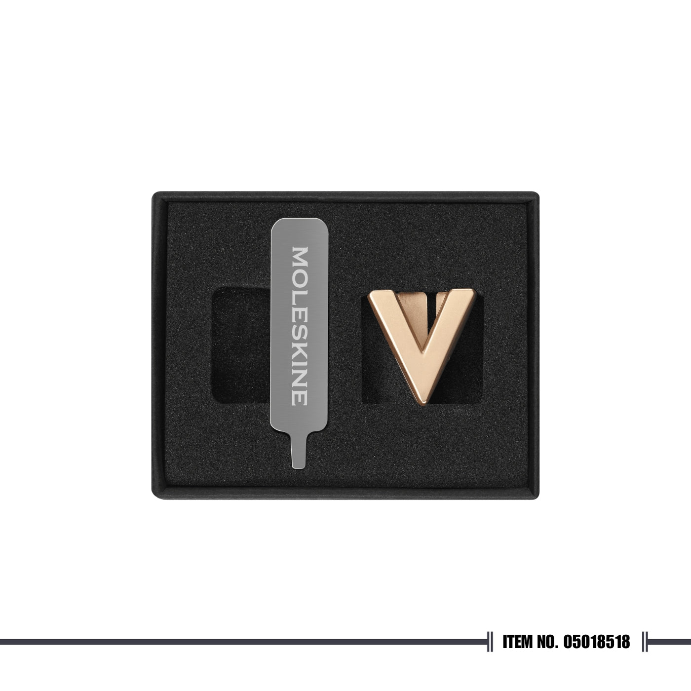 Moleskine Letter Pins - Gold