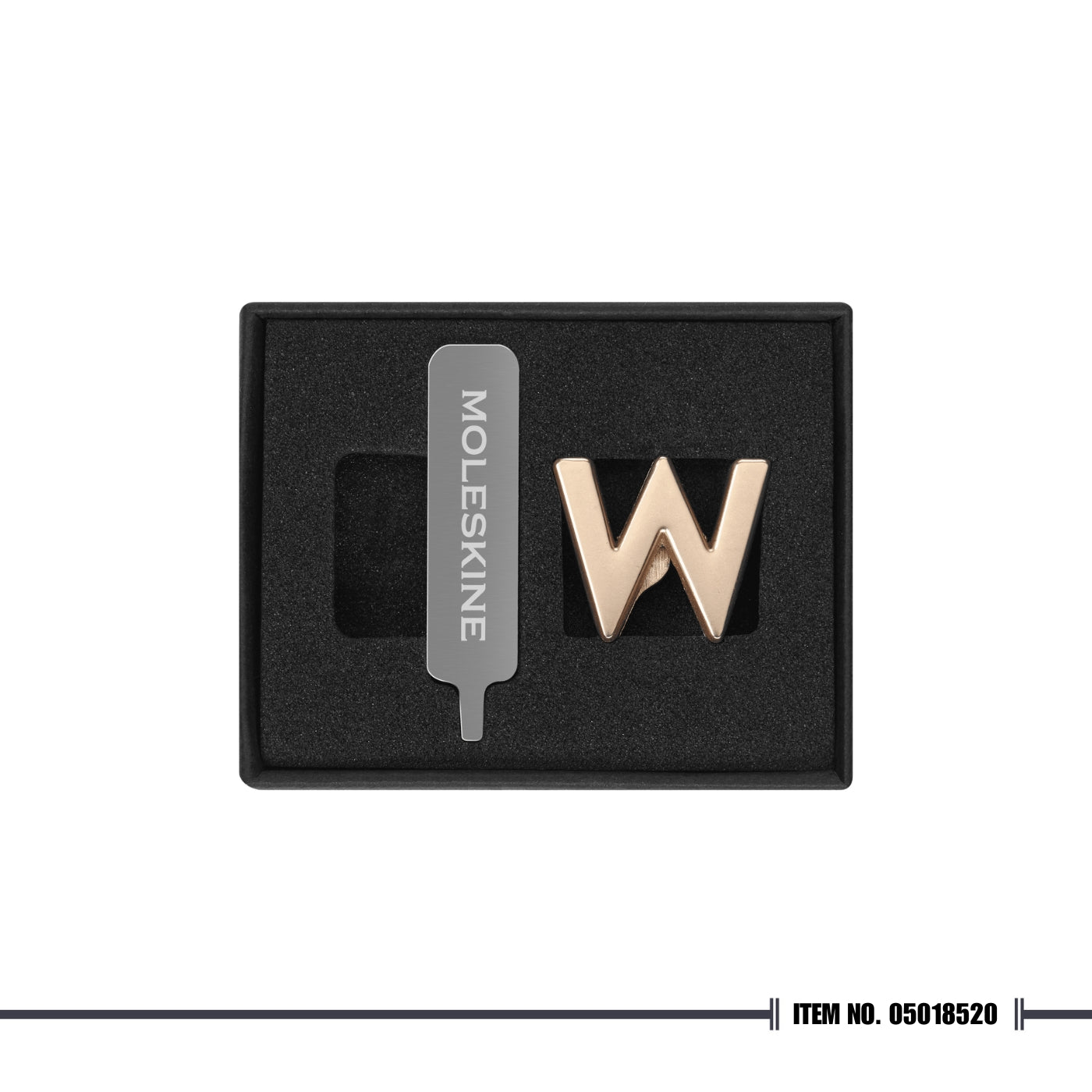 Moleskine Letter Pins - Gold