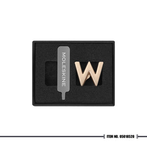 Moleskine® Letter Pins - Gold