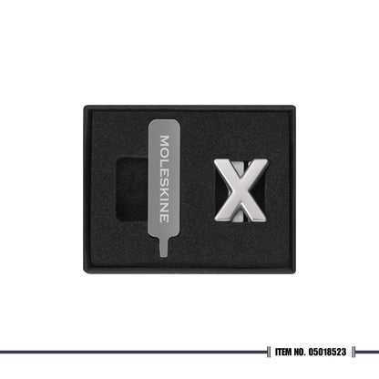 Moleskine Letter Pins - Silver