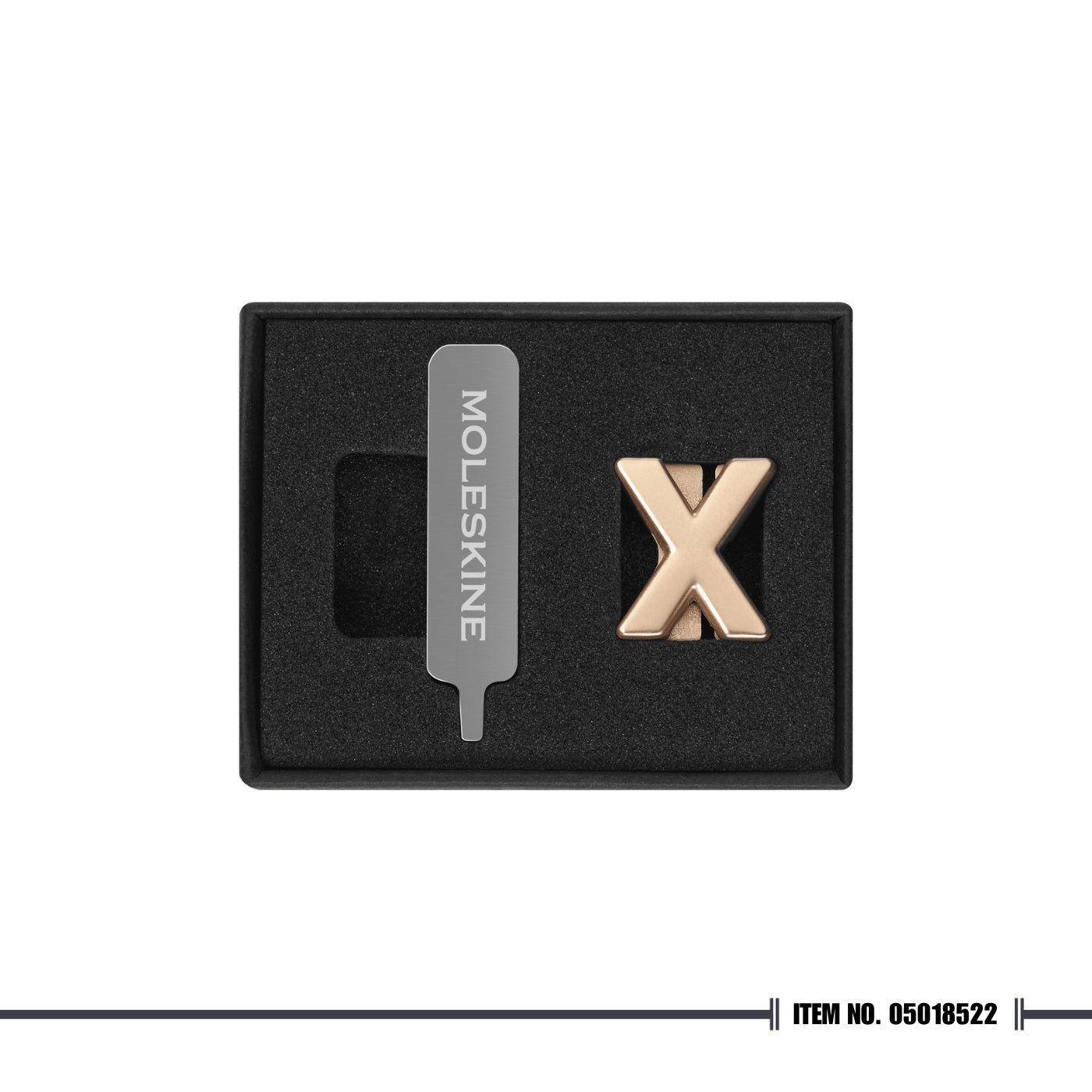 Moleskine Letter Pins - Gold