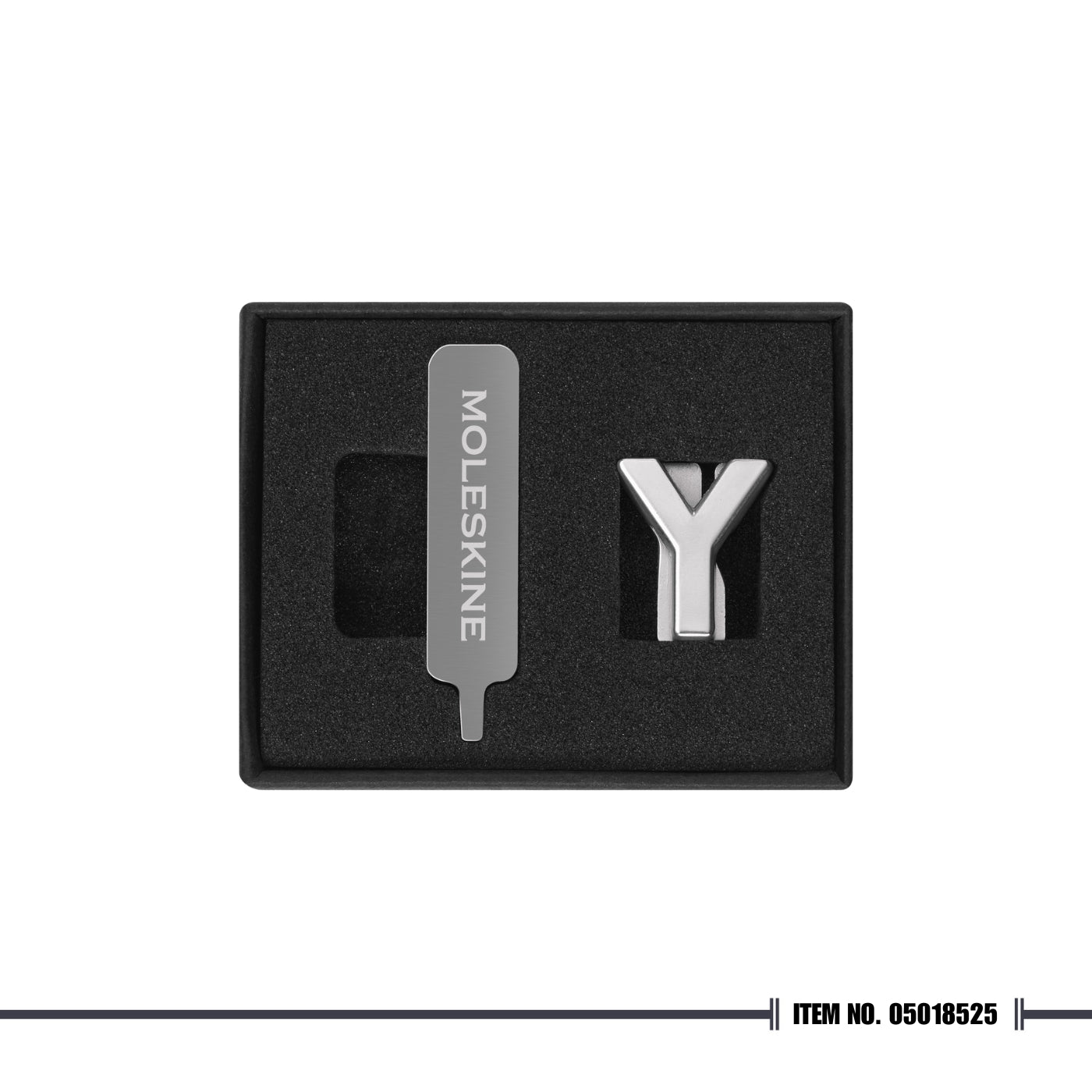 Moleskine Letter Pins - Silver